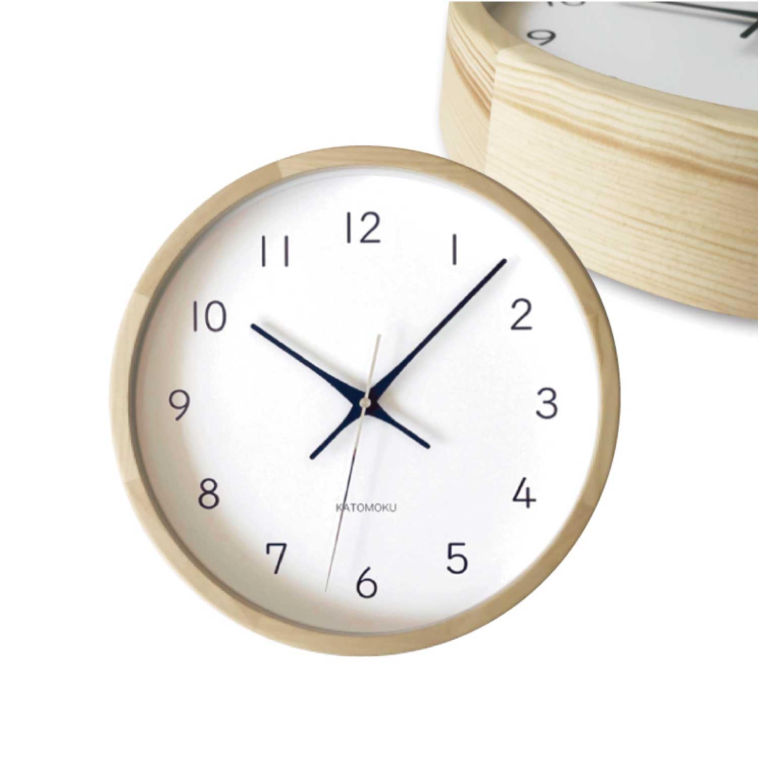 KATOMOKU muku clock 13 Hinoki Wall clock with continuous second diameter km-104HI hand, 30.6cm (quartz clock)
KATOMOKU muku clock 13 Hinoki Wall clock with continuous second diameter km-104HI hand, 30.6cm (quartz clock)