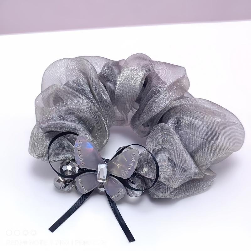 Chic Organza Hair Accessories Delicate Butterfly Crystal Hair Tie Shiny Rhinestones Fashionable Scrunchie Rhinestone Chiffon
Chic Organza Hair Accessories Delicate Butterfly Crystal Hair Tie Shiny Rhinestones Fashionable Scrunchie Rhinestone Chiffon