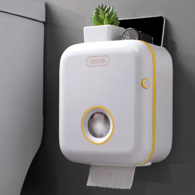 Paper towel box Toilet suction box Roll paper Toilet paper Non perforated storage Waterproof bathroom toilet storage rack
Paper towel box Toilet suction box Roll paper Toilet paper Non perforated storage Waterproof bathroom toilet storage rack