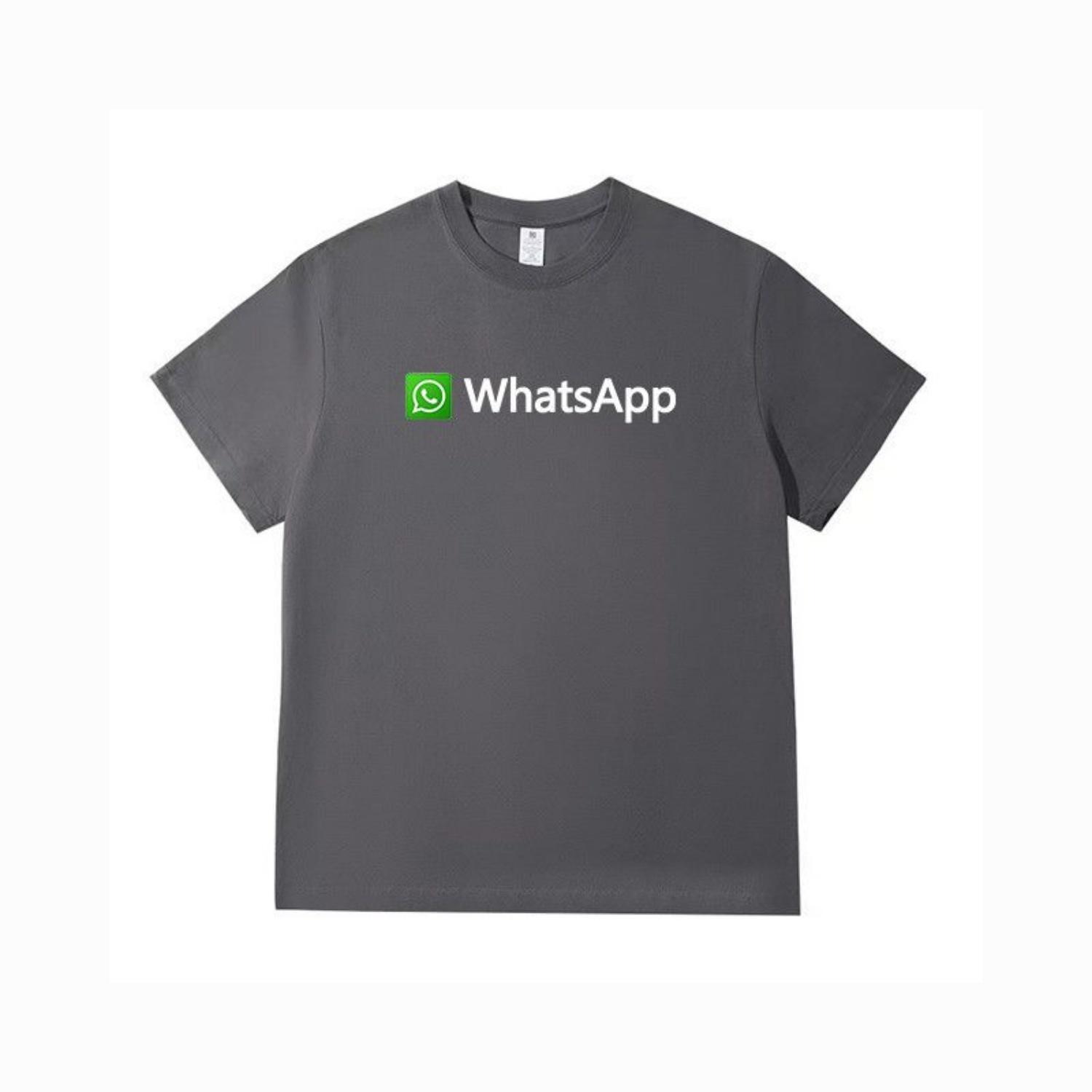 Футболки с коротким рукавом для мужчин и женщин, платформа для обмена мгновенными сообщениями вокруг компании WhatsApp, летняя рабочая одежда из чистого хлопка S чёрный
Футболки с коротким рукавом для мужчин и женщин, платформа для обмена мгновенными сообщениями вокруг компании WhatsApp, летняя рабочая одежда из чистого хлопка S чёрный
