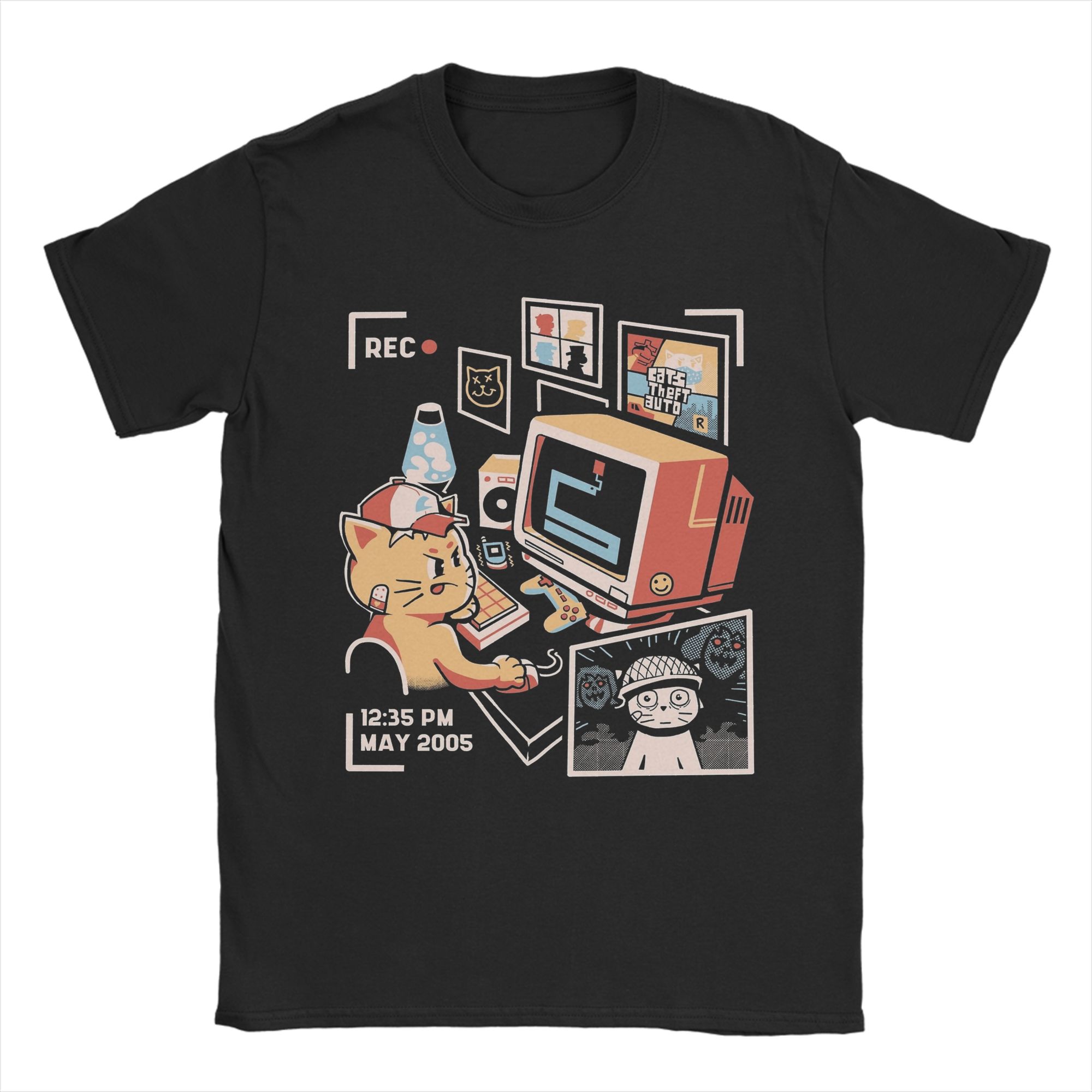 Cat Playing Computer Games T Shirt Men s 100% Cotton Funny T-Shirts Crew Neck Tees Short Sleeve Clothing Plus Size 5XL різнокольоровий
Cat Playing Computer Games T Shirt Men s 100% Cotton Funny T-Shirts Crew Neck Tees Short Sleeve Clothing Plus Size 5XL різнокольоровий