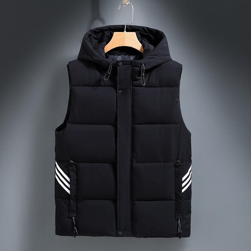 Couple men s cotton vest autumn and winter warm vest vest vest windproof vest tooling sleeveless thickened trendy jacket L чорний
Couple men s cotton vest autumn and winter warm vest vest vest windproof vest tooling sleeveless thickened trendy jacket L чорний