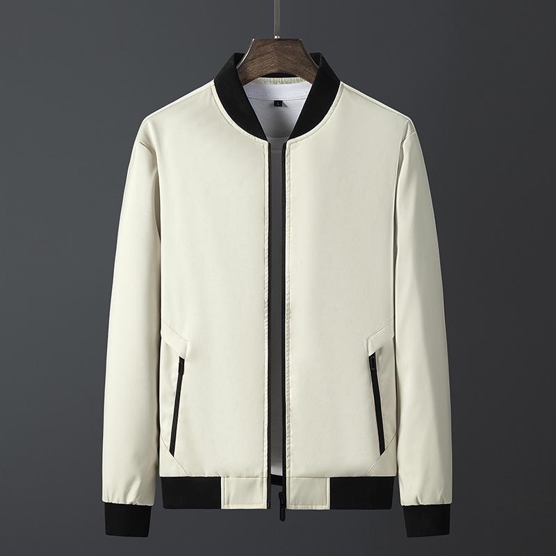 Spring Black Youth Casual Zipper Jacket with Side Pockets 6XL вершковий
Spring Black Youth Casual Zipper Jacket with Side Pockets 6XL вершковий