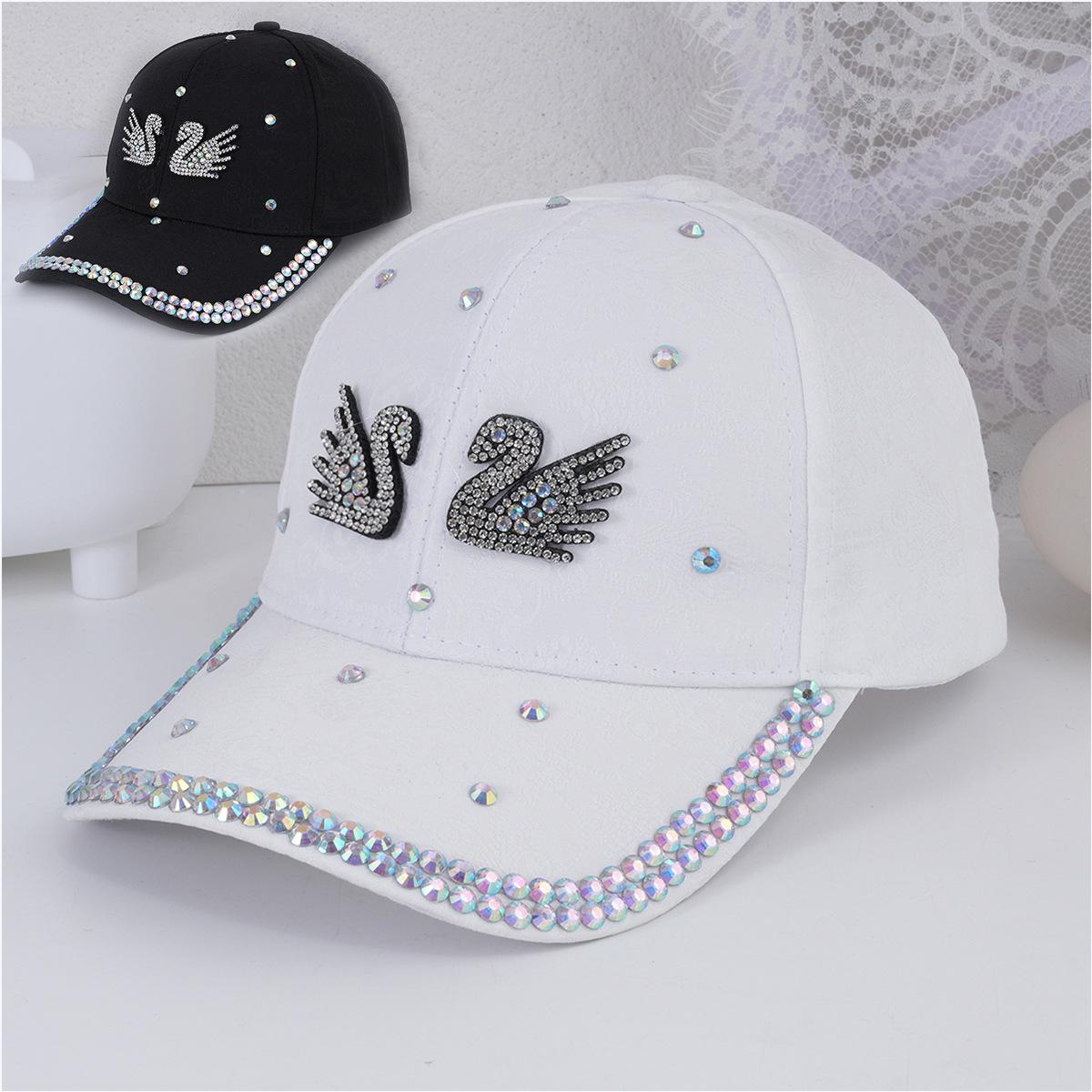 Women s Baseball Cap with Swan Rhinestone Embellishment - Chic and Protective for Outdoor Travel Medium (56-58cm) чёрный
Women s Baseball Cap with Swan Rhinestone Embellishment - Chic and Protective for Outdoor Travel Medium (56-58cm) чёрный