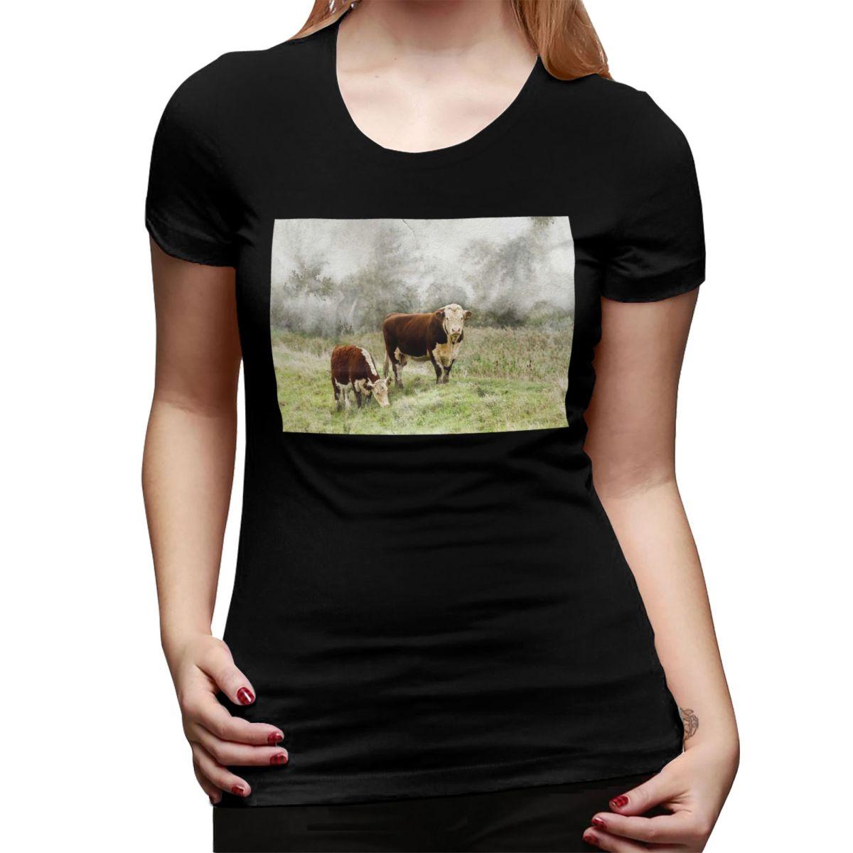 Hereford Bull And Cow Watercolour Photograph TShirt for Women Round Neck Streetwear T Shirts Womens Tees Short Clothes Tops XXL
Hereford Bull And Cow Watercolour Photograph TShirt for Women Round Neck Streetwear T Shirts Womens Tees Short Clothes Tops XXL