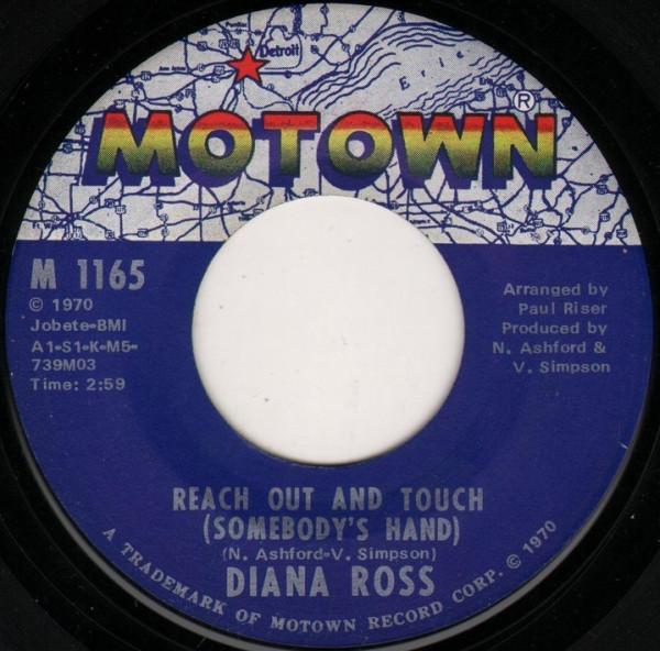 7inch Record DIANA ROSS - Reach Out And Touch (Somebody s Han M1165 Motown 1970 US Soul/Funk Used
7inch Record DIANA ROSS - Reach Out And Touch (Somebody s Han M1165 Motown 1970 US Soul/Funk Used