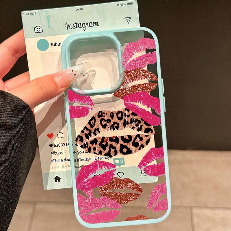 Fashion Sexy Red Lips Phone Case for IPhone 16 12 13 Mini 11 14 15 Pro Max Xs XR 7 8 Plus Leopard Print Transparent Hard Cover iPhone 13 mini
Fashion Sexy Red Lips Phone Case for IPhone 16 12 13 Mini 11 14 15 Pro Max Xs XR 7 8 Plus Leopard Print Transparent Hard Cover iPhone 13 mini