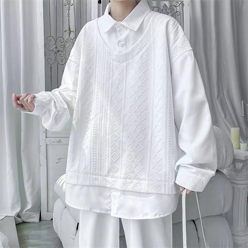 Модная мужская толстовка с капюшоном из двух частей, весна-осень, повседневные толстовки в стиле пэчворк, мужская рубашка с воротником, свободная уличная одежда, размер плюс 5XL XL белый
Модная мужская толстовка с капюшоном из двух частей, весна-осень, повседневные толстовки в стиле пэчворк, мужская рубашка с воротником, свободная уличная одежда, размер плюс 5XL XL белый