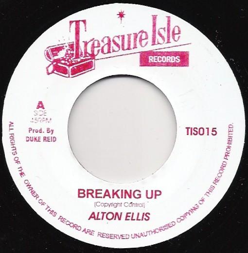 7inch Record ALTON ELLIS / TOMMY MCCOOK & THE SU - Breaking Up / Wall Street Shuffle TIS015 Treasure Isle 2011 UK Reggae, Ska & Dub Used
7inch Record ALTON ELLIS / TOMMY MCCOOK & THE SU - Breaking Up / Wall Street Shuffle TIS015 Treasure Isle 2011 UK Reggae, Ska & Dub Used