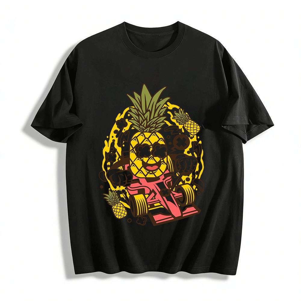 Crazy Pineapple Racer Fun Graphic Casual Short Sleeve Tee Pure cotton T-shirt XXS
Crazy Pineapple Racer Fun Graphic Casual Short Sleeve Tee Pure cotton T-shirt XXS