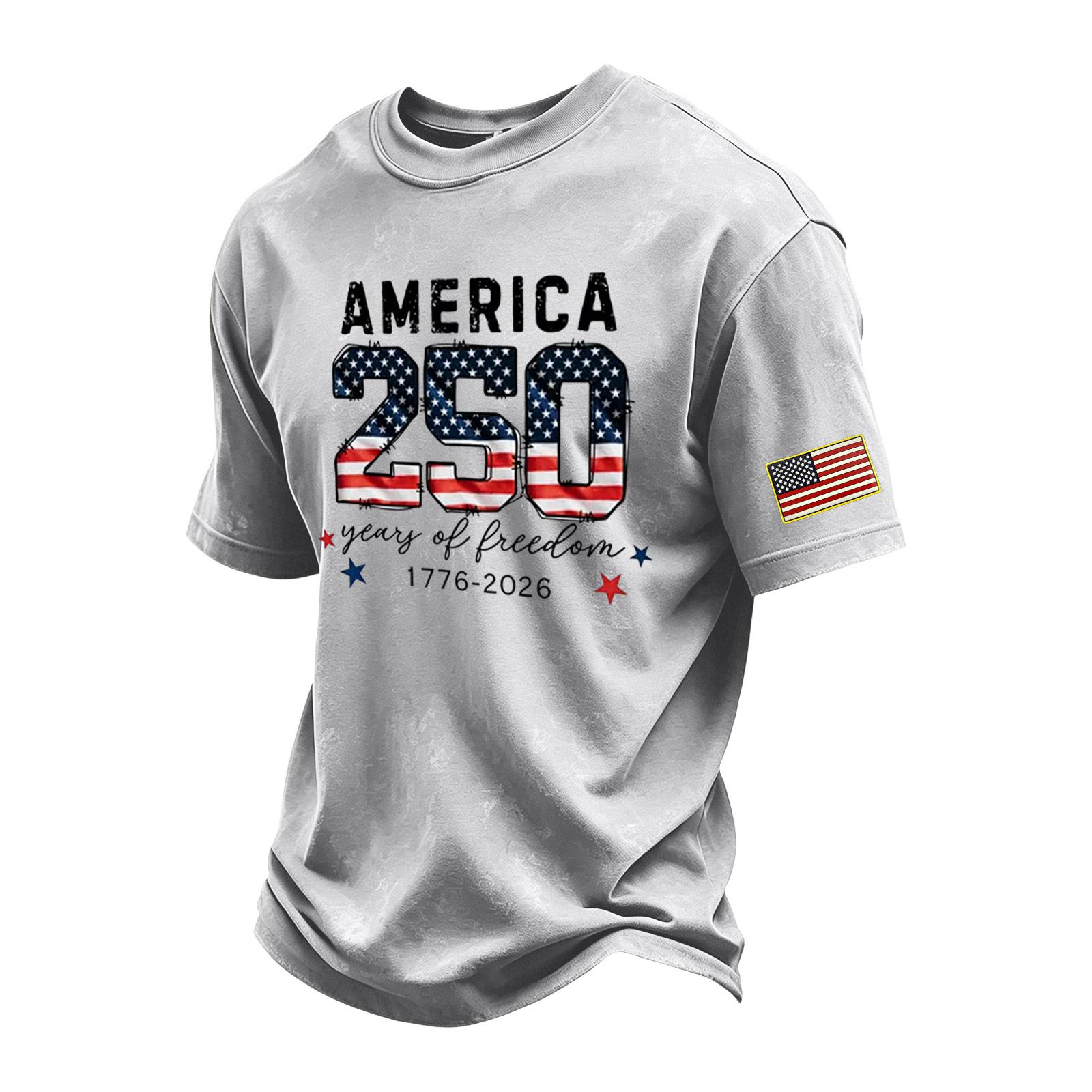 Men s Vintage Washed Crew Neck Short Sleeve T Shirt with Patriotic Printed Design and Sleeve Patch for Casual Wear XL
Men s Vintage Washed Crew Neck Short Sleeve T Shirt with Patriotic Printed Design and Sleeve Patch for Casual Wear XL