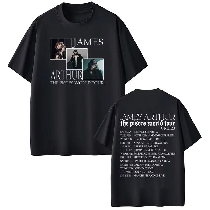Rapper James Arthur Pisces World Tour 2026 Print T-shirt Men Women Hip-hop T-shirt Casual pure Cotton Gothic Punk T-shirts - ... S разноцветный
Rapper James Arthur Pisces World Tour 2026 Print T-shirt Men Women Hip-hop T-shirt Casual pure Cotton Gothic Punk T-shirts - ... S разноцветный
