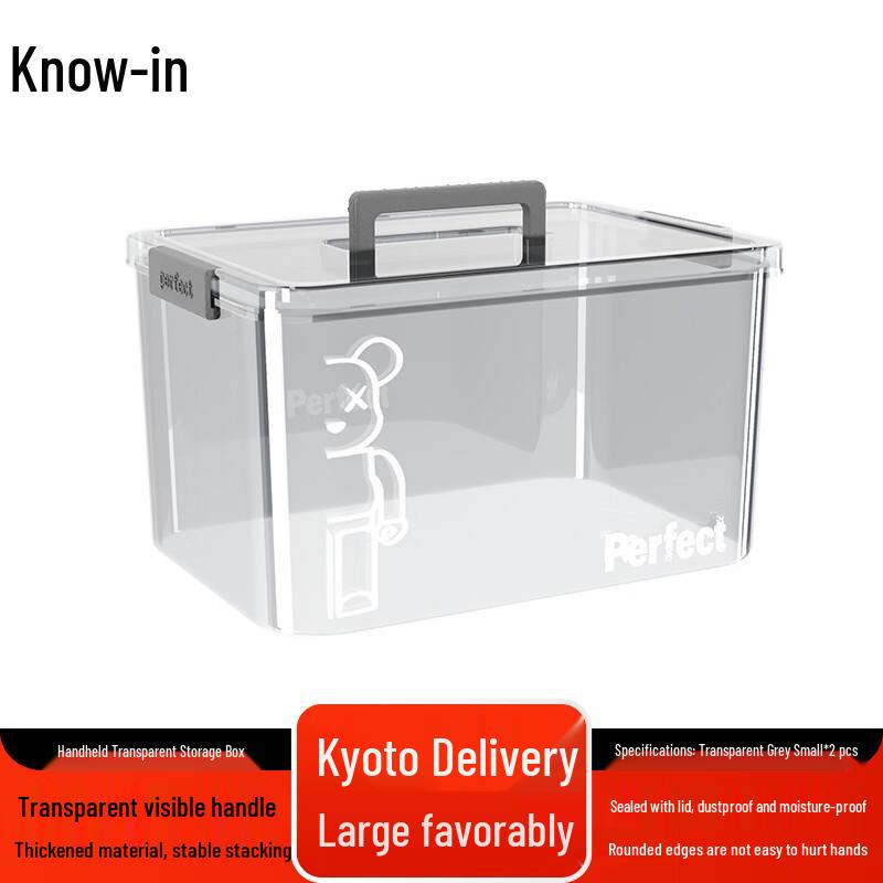 Zhifeng Thickened Transparent Handheld Storage Box
Zhifeng Thickened Transparent Handheld Storage Box