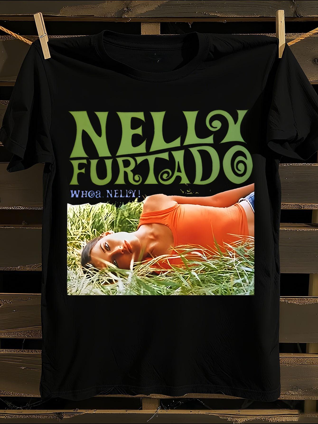 Nelly Furtado Whoa Nelly Concert Graphic T-Shirt Mens Tshirt Womens Tshirts with Letters Print Short Sleeves T-Shirt Casual Street Tee Shirt Top XXXL
Nelly Furtado Whoa Nelly Concert Graphic T-Shirt Mens Tshirt Womens Tshirts with Letters Print Short Sleeves T-Shirt Casual Street Tee Shirt Top XXXL