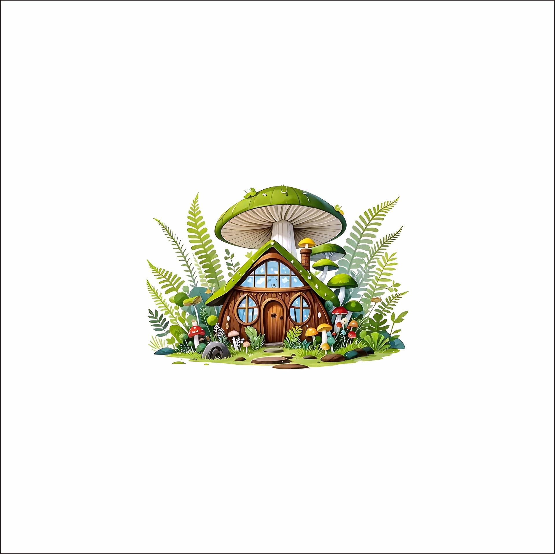 Fairy Tale Mushroom House Cartoon Forest Wall Sticker Self Adhesive Waterproof Kids Room Decor 29x40cm
Fairy Tale Mushroom House Cartoon Forest Wall Sticker Self Adhesive Waterproof Kids Room Decor 29x40cm