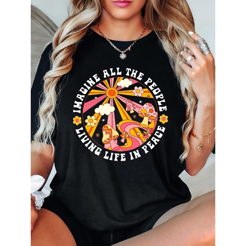 Envision Everyone Coexisting Harmoniously, T-Shirt with a Hippie Peace Theme, Gifts for Hippies, T-Shirt Promoting Peace, T-Shirt Encouraging Kindness S чёрный
Envision Everyone Coexisting Harmoniously, T-Shirt with a Hippie Peace Theme, Gifts for Hippies, T-Shirt Promoting Peace, T-Shirt Encouraging Kindness S чёрный