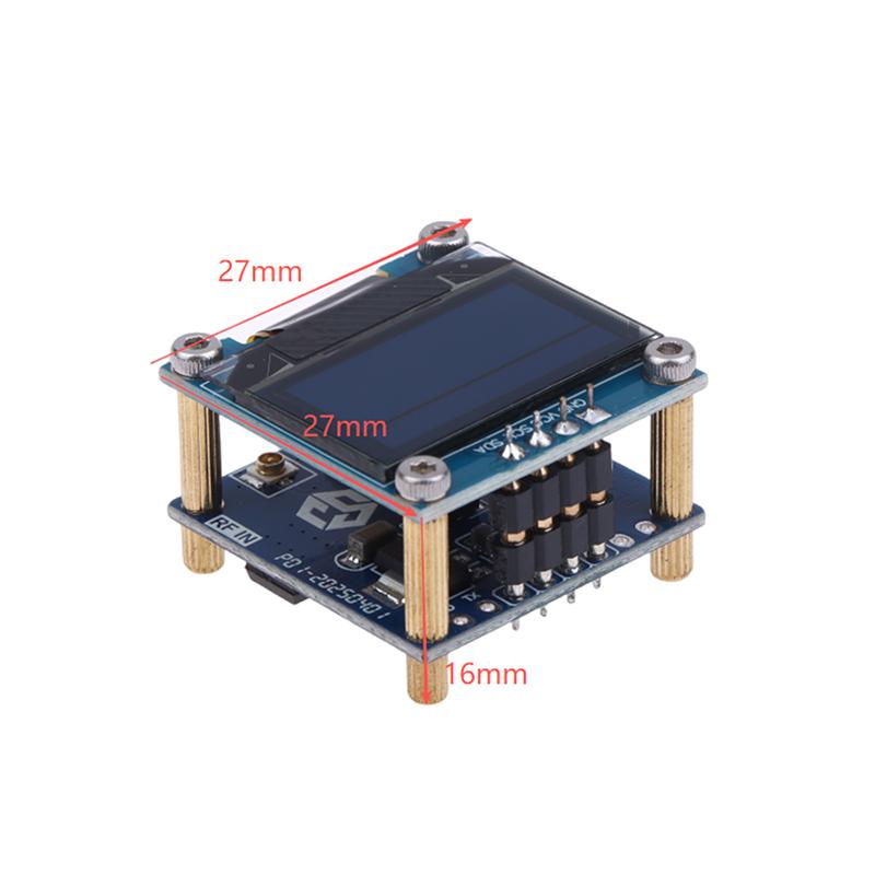 1PCS PLJ-096OLED-H1 Frequency Counter 20MHz-2.7GHz, 0.96in OLED Display With ±2.5ppm TCXO For RF Signal Measurement
1PCS PLJ-096OLED-H1 Frequency Counter 20MHz-2.7GHz, 0.96in OLED Display With ±2.5ppm TCXO For RF Signal Measurement
