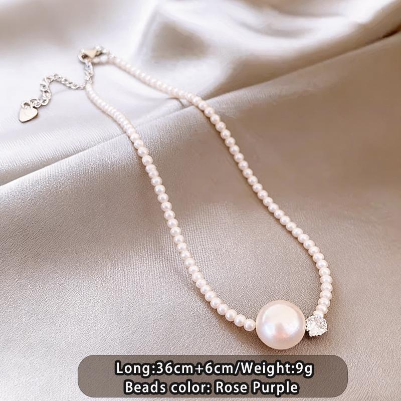 Elegant Designer Manta Purple Imitation Pearl Beads Necklace for Women Chain Jewelry Accessory Stylish Luxury Design 2026 Trend 36cm-42cm
Elegant Designer Manta Purple Imitation Pearl Beads Necklace for Women Chain Jewelry Accessory Stylish Luxury Design 2026 Trend 36cm-42cm