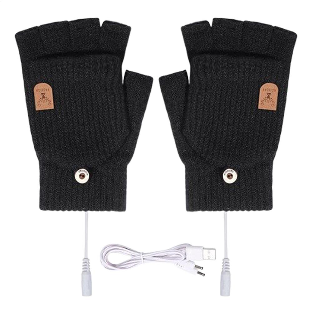 Electric Gloves Touchscreen Removable Winter Warm Men Running Heated Fingerless Gloves For Cold Weather Home Office Sports чорний
Electric Gloves Touchscreen Removable Winter Warm Men Running Heated Fingerless Gloves For Cold Weather Home Office Sports чорний
