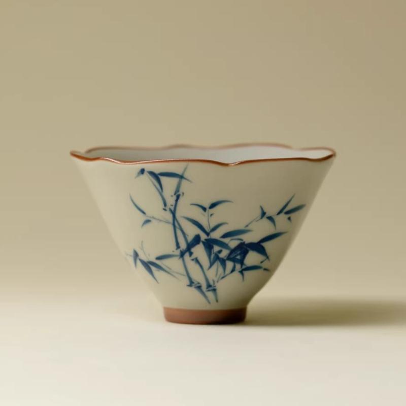 Orchid Hat Cup Chinese Bamboo Tea Cup Small Capacity Kung Fu Teaset Household Tea Cup Drinking Utensils Tea Ceremony Accessories 8x5cm 70ml
Orchid Hat Cup Chinese Bamboo Tea Cup Small Capacity Kung Fu Teaset Household Tea Cup Drinking Utensils Tea Ceremony Accessories 8x5cm 70ml