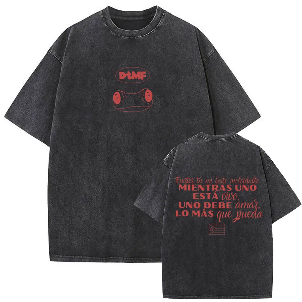 Rapper Bad Bunny Vintage Washed T Shirt Debi Tirar Mas Fotos DTMF Funny Tshirt Mens Women Hip Hop Fashion Oversized Tshirts S
Rapper Bad Bunny Vintage Washed T Shirt Debi Tirar Mas Fotos DTMF Funny Tshirt Mens Women Hip Hop Fashion Oversized Tshirts S