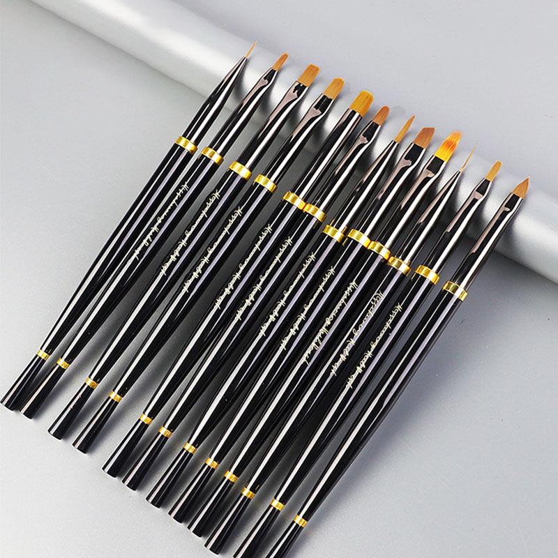 1 Pcs Nail Art Black Handle Pattern Painting Brush Acrylic UV Gel Extension Coating Drawing Nail Art Pen DIY Manicure Tool
1 Pcs Nail Art Black Handle Pattern Painting Brush Acrylic UV Gel Extension Coating Drawing Nail Art Pen DIY Manicure Tool