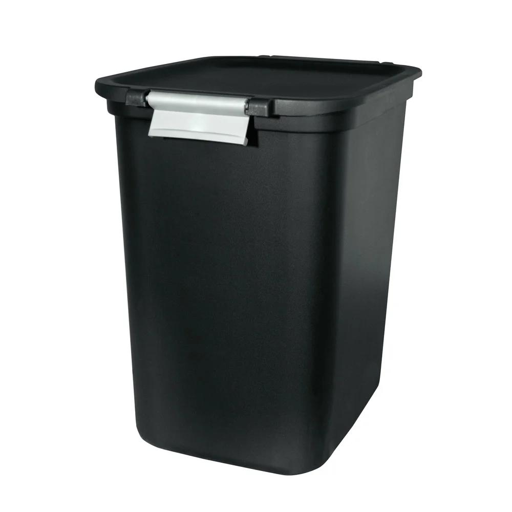 Locking Lid Trash Can 7.7 Gallon Plastic Waste Container with Carry Handle and Bag Retainers Perfect Kitchen and Bathroom United States
Locking Lid Trash Can 7.7 Gallon Plastic Waste Container with Carry Handle and Bag Retainers Perfect Kitchen and Bathroom United States