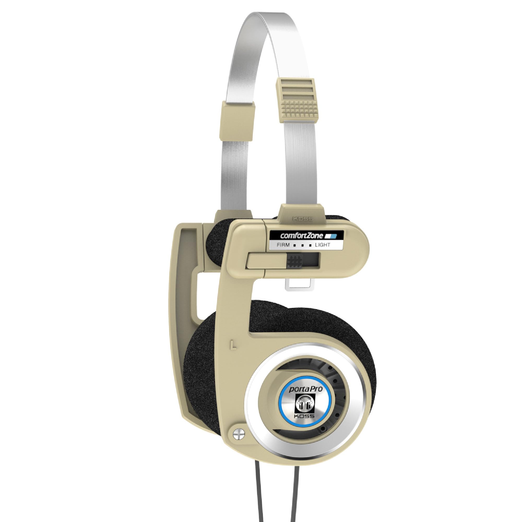 Koss Porta Pro Wired Limited Edition Rhythm Beige On-Ear Headphones with Inline Mic, Volume Control, Touch Remote & Hard Carry Case, 3.5mm Plug
Koss Porta Pro Wired Limited Edition Rhythm Beige On-Ear Headphones with Inline Mic, Volume Control, Touch Remote & Hard Carry Case, 3.5mm Plug