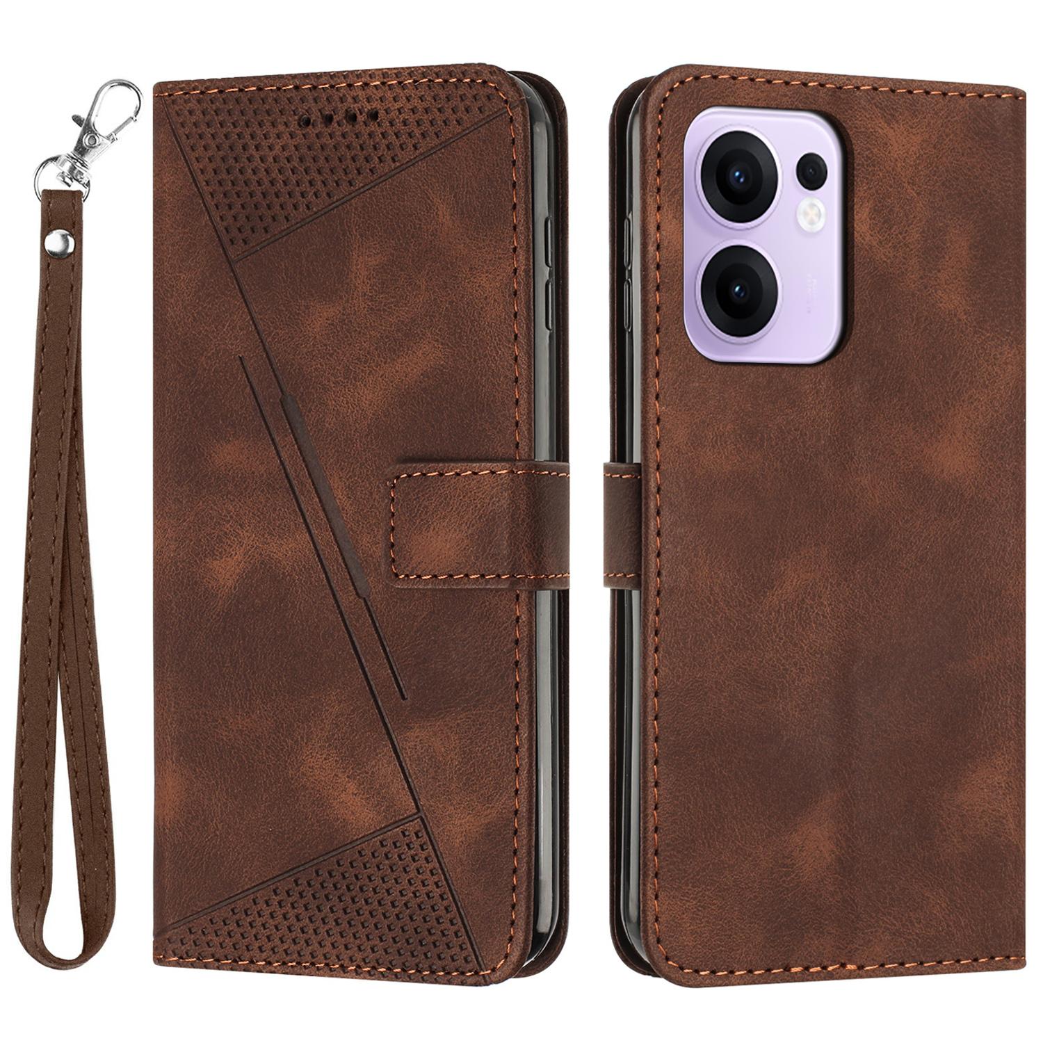 For Oppo Reno13 F 5G Case Handbag Imprinted Triangle Leather Phone Cover Brown
For Oppo Reno13 F 5G Case Handbag Imprinted Triangle Leather Phone Cover Brown