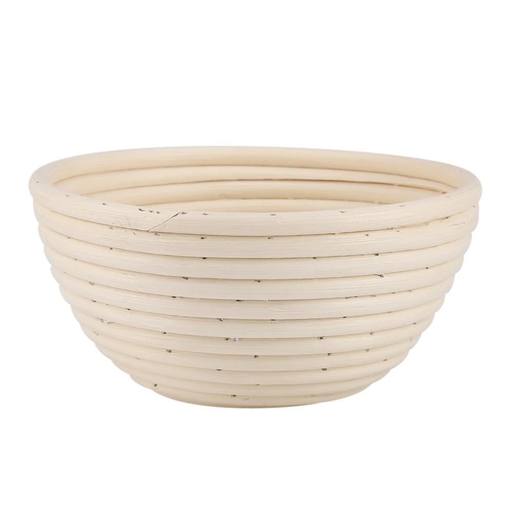 European style Cane Round Bread Dough Rising Rattan Basket 18 x 9 cm
European style Cane Round Bread Dough Rising Rattan Basket 18 x 9 cm