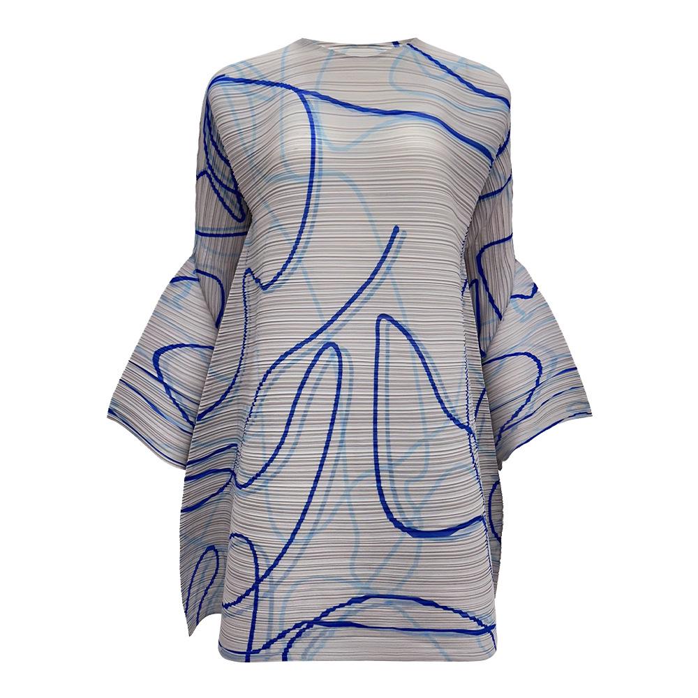 2025 Korean Folded Sleeve A-line Dress: Printed, High Waist, Loose Fit, Gentle Style One Size сірий колір
2025 Korean Folded Sleeve A-line Dress: Printed, High Waist, Loose Fit, Gentle Style One Size сірий колір