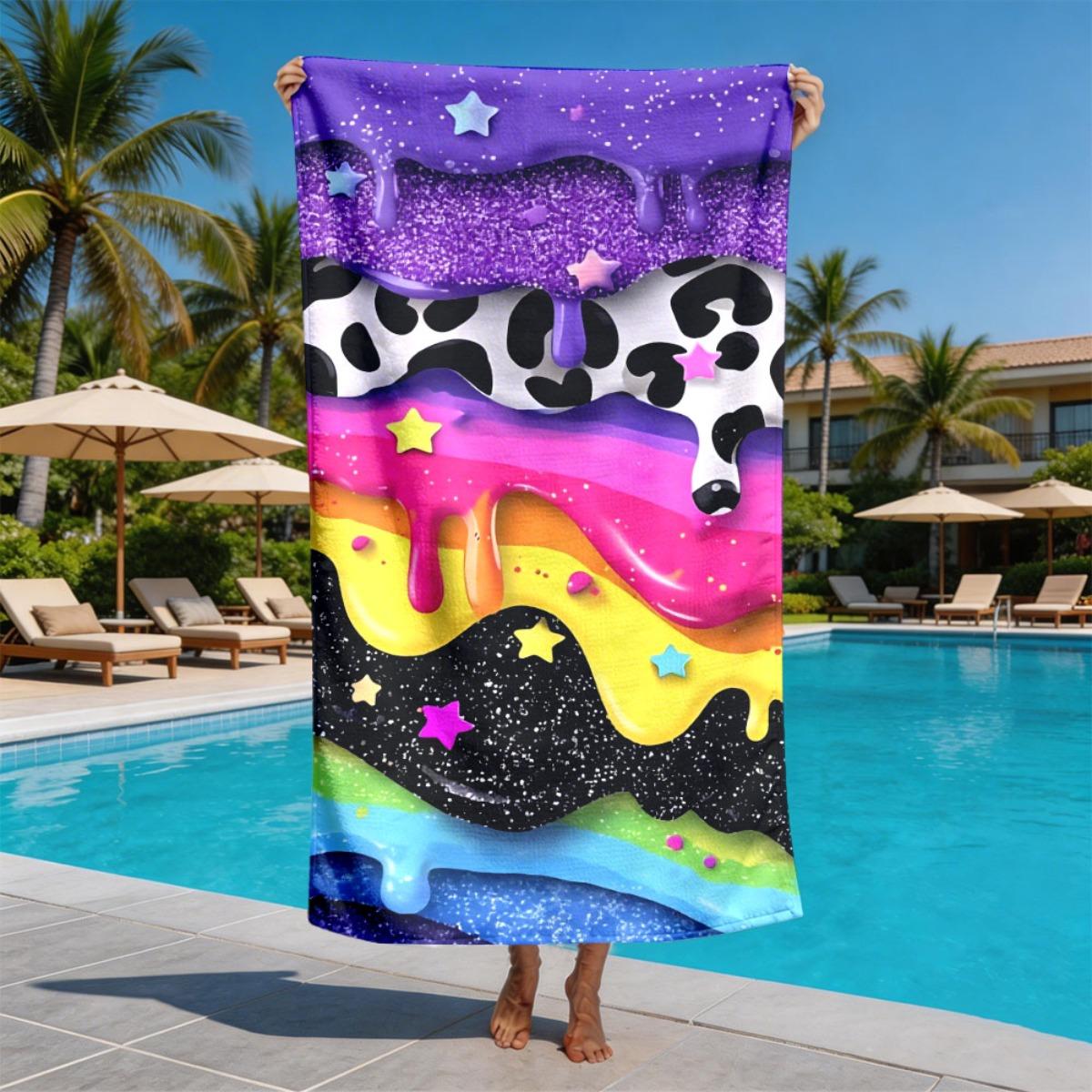 Sweet and Cool Color Blending Style polyester microfiber beach towel is highly absorbent suitable for swimming and beach outings W40*H60(CM)
Sweet and Cool Color Blending Style polyester microfiber beach towel is highly absorbent suitable for swimming and beach outings W40*H60(CM)