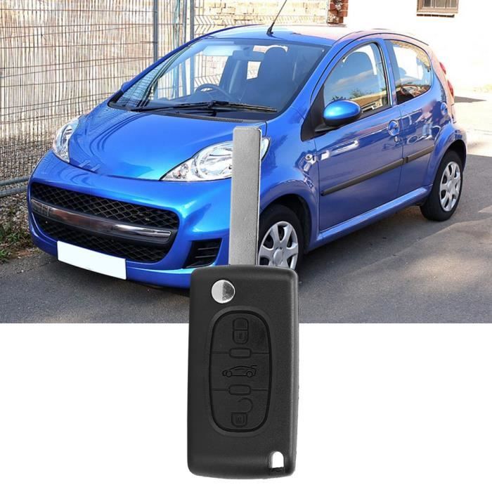 Vvikizy Étui de clé à distance Coque de clé télécommande à 3 boutons, compatible avec Peugeot 107 207 307 407 408 auto airbag
Vvikizy Étui de clé à distance Coque de clé télécommande à 3 boutons, compatible avec Peugeot 107 207 307 407 408 auto airbag