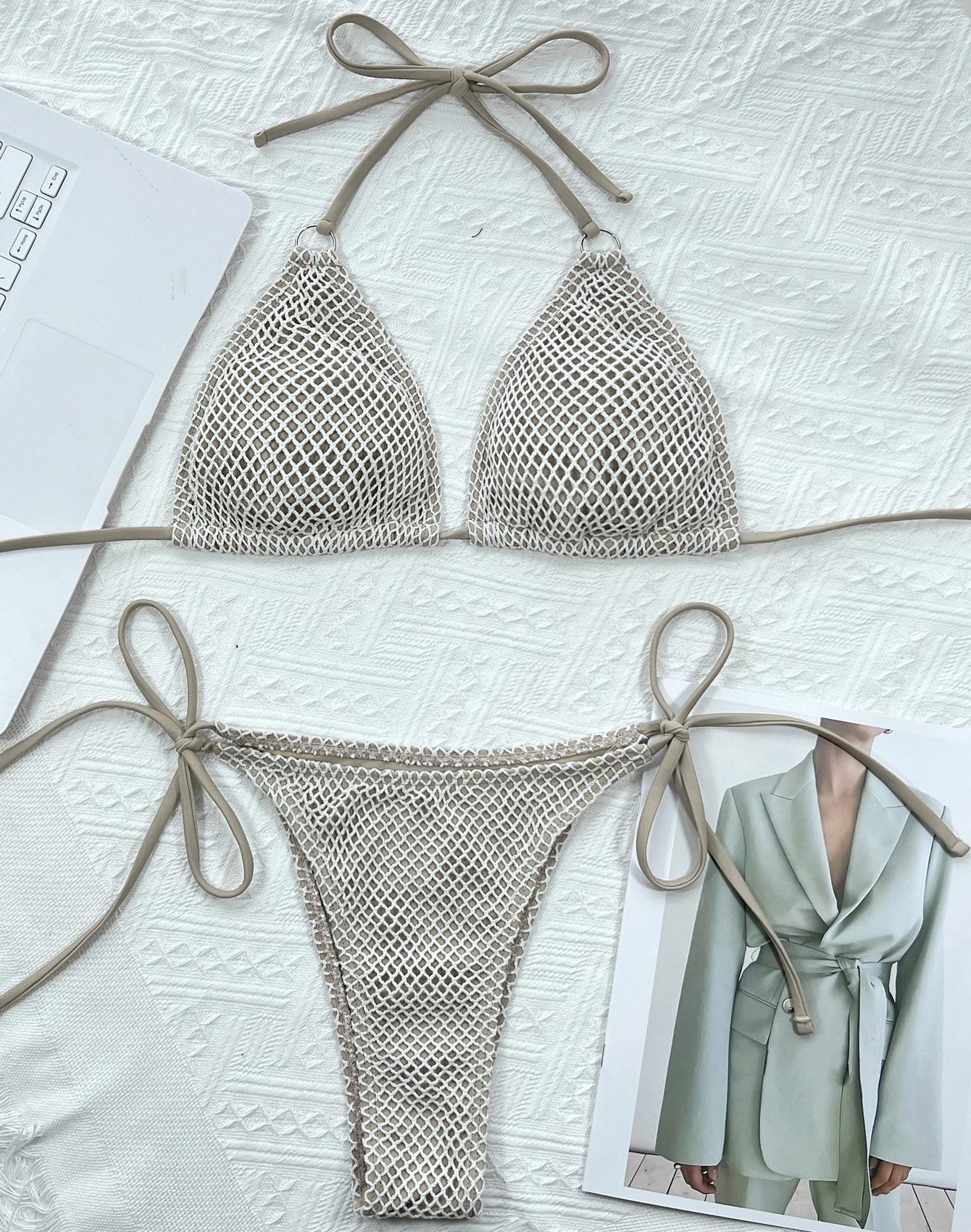 Женские купальники, сексуальный купальник с лямкой на шее и низкой талией, стринги с завязками сбоку, бразильские купальники, бикини, пляжная одежда, купальные костюмы L хаки
Женские купальники, сексуальный купальник с лямкой на шее и низкой талией, стринги с завязками сбоку, бразильские купальники, бикини, пляжная одежда, купальные костюмы L хаки