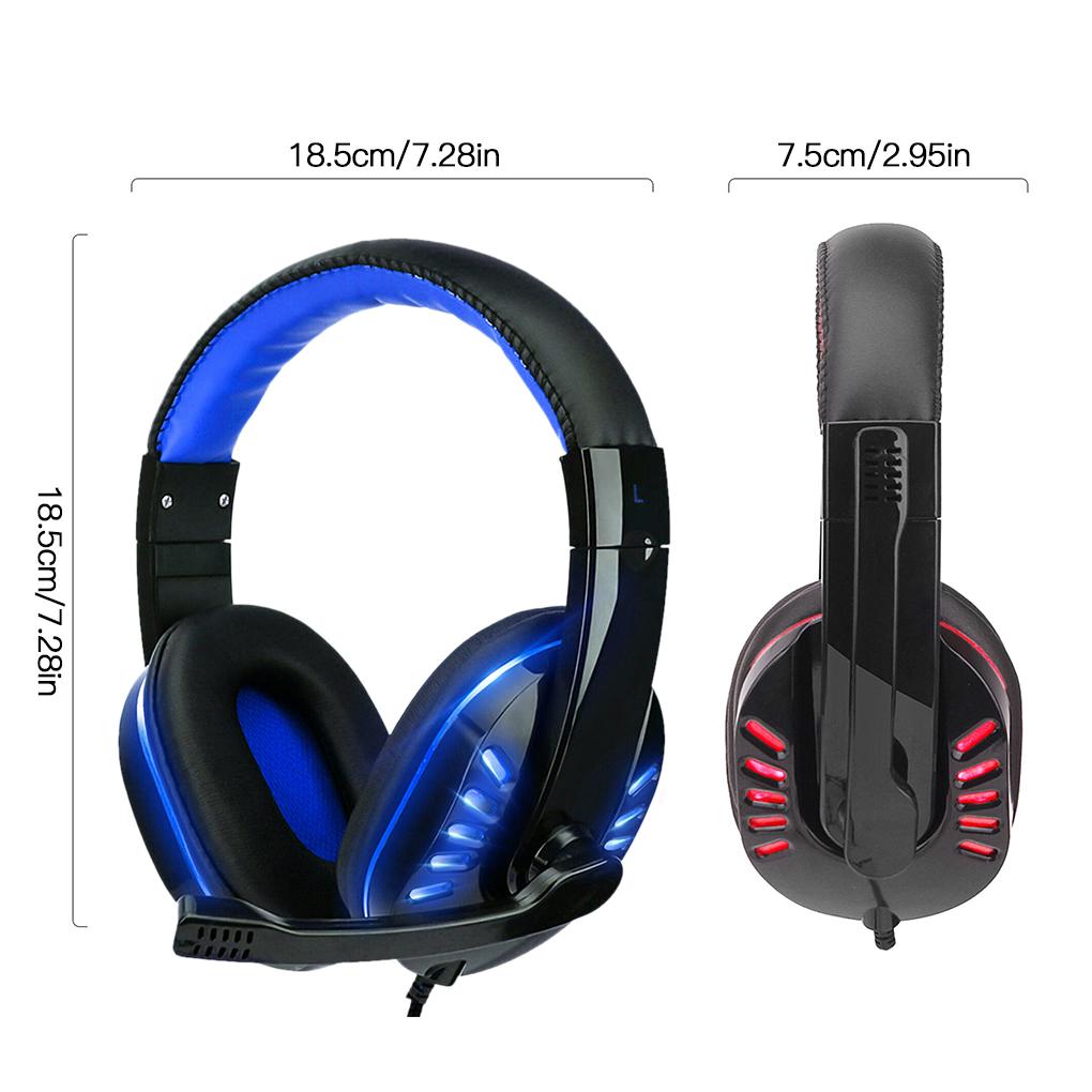 Игровые наушники со светодиодной подсветкой 3 5 мм USB-разъем Компьютерная игровая консоль Проводное управление Гарнитура Наушники Черный
Игровые наушники со светодиодной подсветкой 3 5 мм USB-разъем Компьютерная игровая консоль Проводное управление Гарнитура Наушники Черный