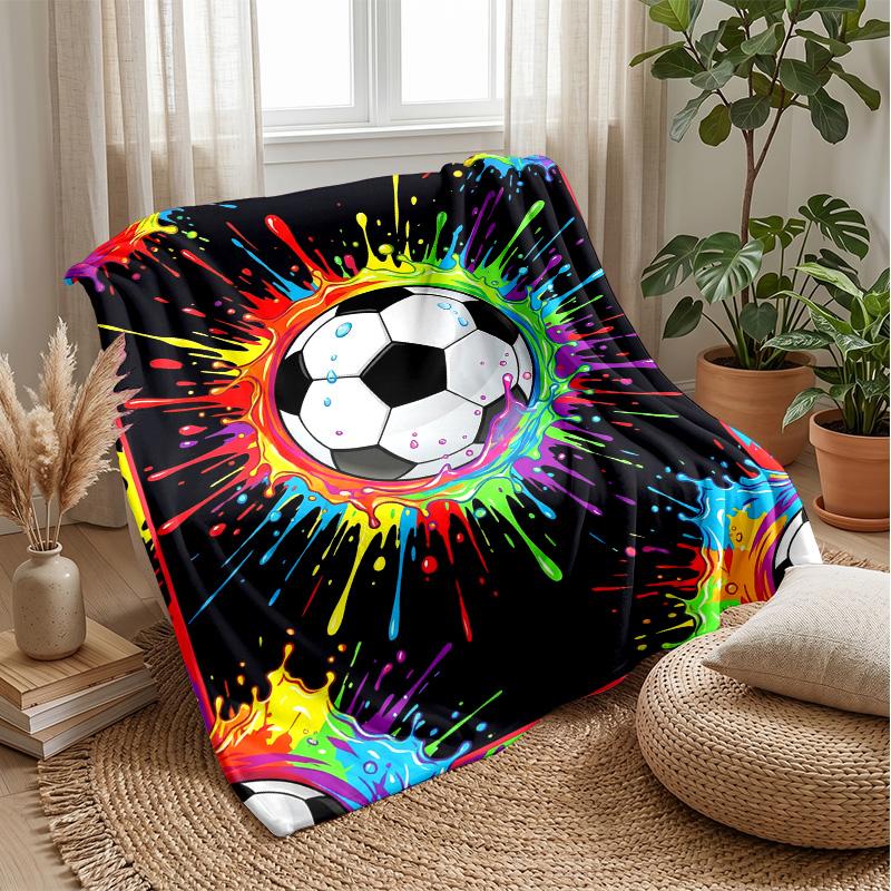 Colorful Soccer Field blanket Personalized Name Flannel Blanket Soft Cozy Plush Throw for Sofa Bed Lightweight Home Decor 75x90cm
Colorful Soccer Field blanket Personalized Name Flannel Blanket Soft Cozy Plush Throw for Sofa Bed Lightweight Home Decor 75x90cm
