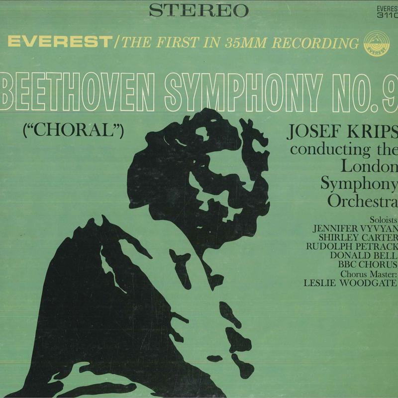 LP Record LUDWIG VAN BEETHOVEN JOSEF KRIPS Beethoven Symphony No. 9 In D Minor SDBR3110 EVEREST 1976 US Classical Used
LP Record LUDWIG VAN BEETHOVEN JOSEF KRIPS Beethoven Symphony No. 9 In D Minor SDBR3110 EVEREST 1976 US Classical Used