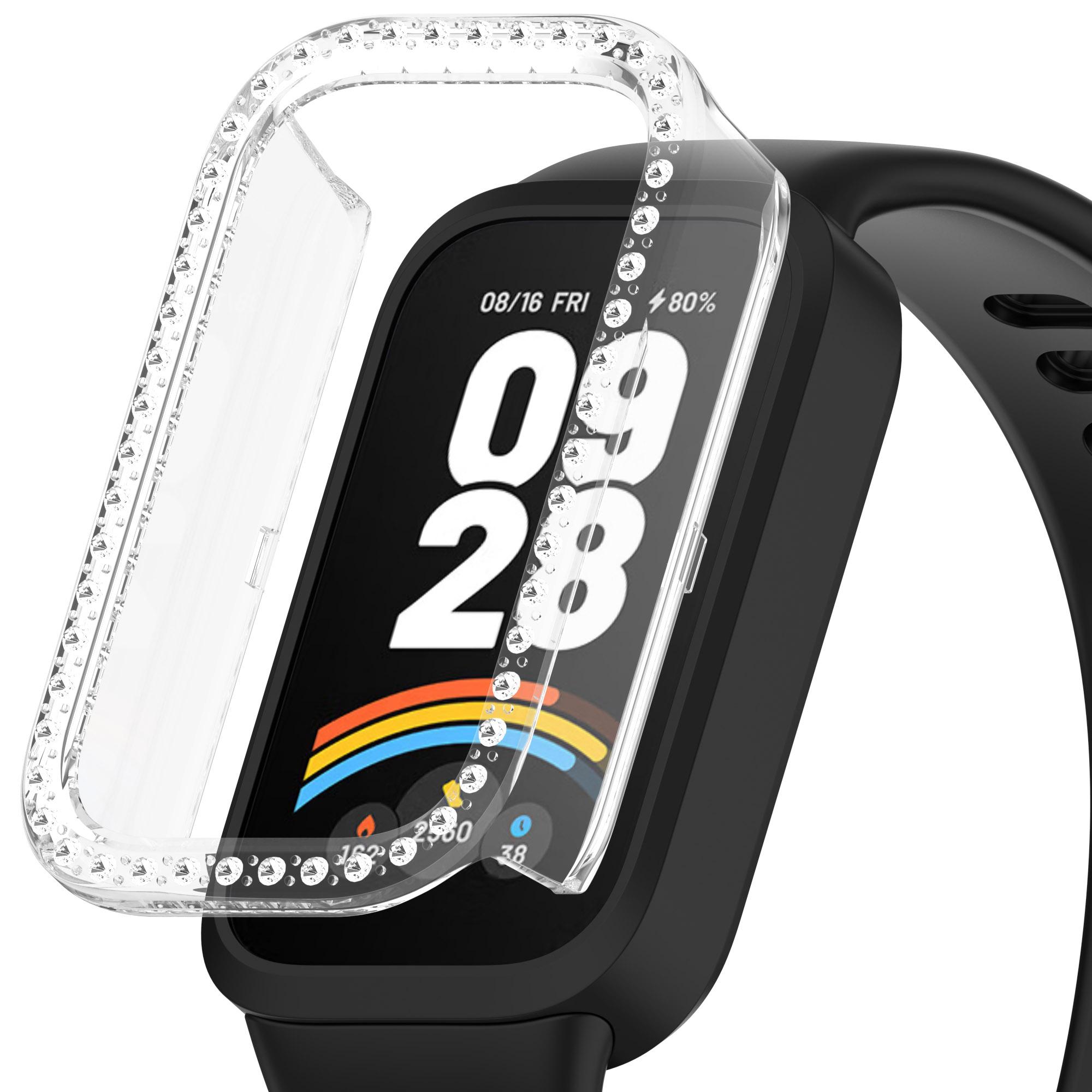For Xiaomi Smart Band 9 Active/Redmi Band 3 Hollow-Out Cover Rhinestone Decor PC Watch Frame Case E
For Xiaomi Smart Band 9 Active/Redmi Band 3 Hollow-Out Cover Rhinestone Decor PC Watch Frame Case E
