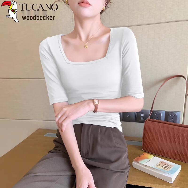 Woodpecker Women s French Square Neck Half Sleeve T-Shirt L
Woodpecker Women s French Square Neck Half Sleeve T-Shirt L