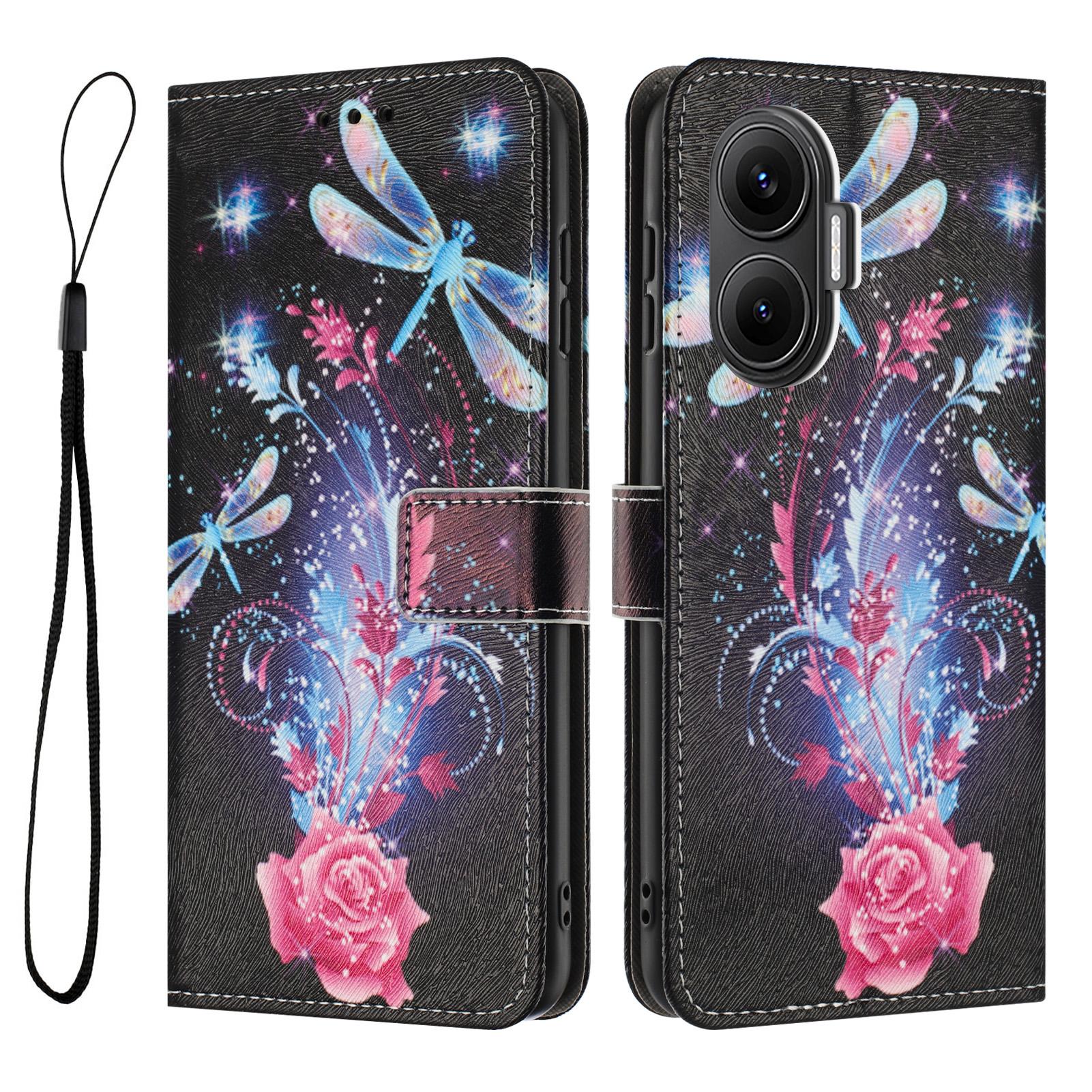 Для Xiaomi Redmi Turbo 4 Pro 5G/Xiaomi Poco F7 5G Чехол-кошелек с печатью узора из ПУ кожи, чехол для телефона со шнурком Dragonfly
Для Xiaomi Redmi Turbo 4 Pro 5G/Xiaomi Poco F7 5G Чехол-кошелек с печатью узора из ПУ кожи, чехол для телефона со шнурком Dragonfly