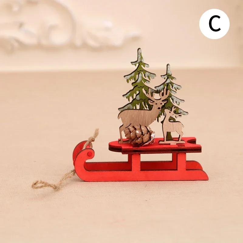 Colorful Wooden DIY Deer-Pulling Sled Ornament | Eco-Friendly Solid Wood Easy to Assemble Christmas, New Year & Holiday Gifting
Colorful Wooden DIY Deer-Pulling Sled Ornament | Eco-Friendly Solid Wood Easy to Assemble Christmas, New Year & Holiday Gifting