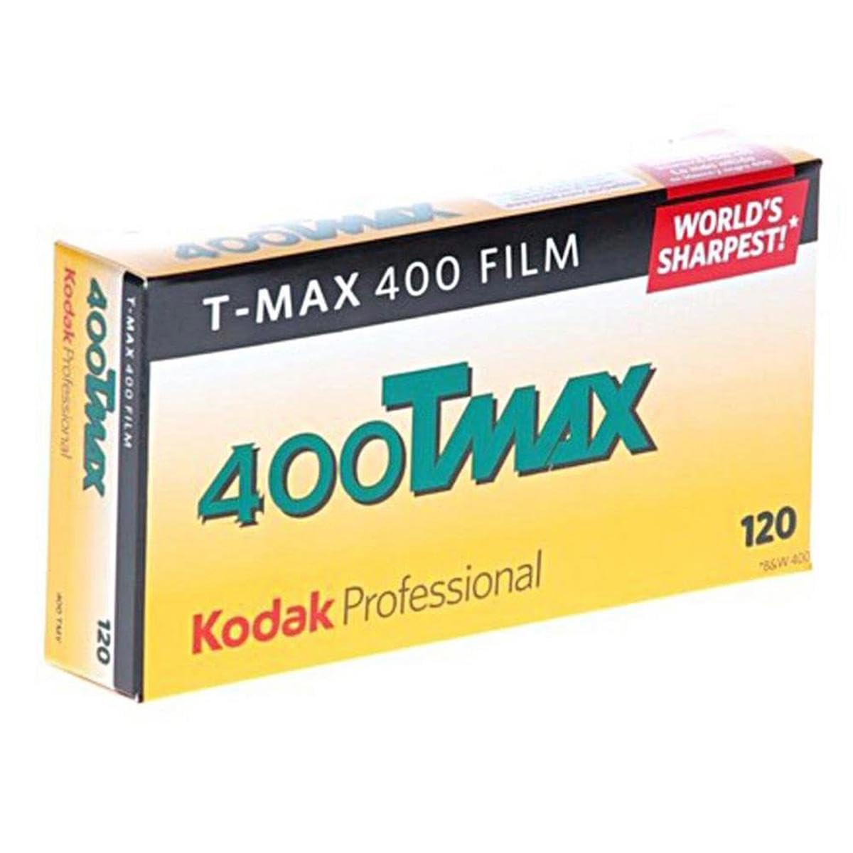 Kodak Professional Black and White Film T-MAX 400 120, 5-Pack, 8568214
Kodak Professional Black and White Film T-MAX 400 120, 5-Pack, 8568214