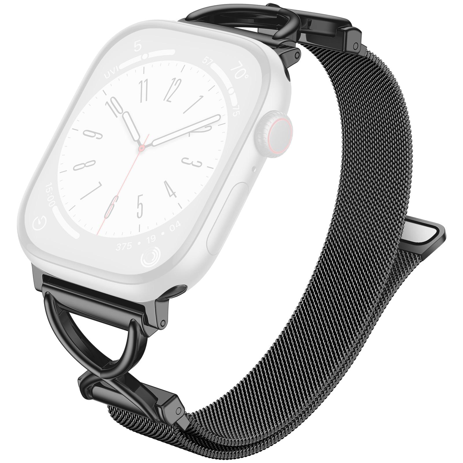 Watch Band For Apple Watch Series 10 Ultra 9 8 7 SE 6 5 4 3 2 1 46mm 49mm 45mm 44mm 42mm X-Shape Slim Magnetic Clasp Stainless Steel Strap Colorful 
Watch Band For Apple Watch Series 10 Ultra 9 8 7 SE 6 5 4 3 2 1 46mm 49mm 45mm 44mm 42mm X-Shape Slim Magnetic Clasp Stainless Steel Strap Colorful