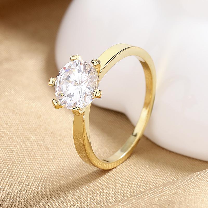 2026 Fashion Classic Six-Claw Ring, Personalized, Women s Zircon Simple Geometric Single Diamond Ring Jewelry Us size 9 # золотий
2026 Fashion Classic Six-Claw Ring, Personalized, Women s Zircon Simple Geometric Single Diamond Ring Jewelry Us size 9 # золотий