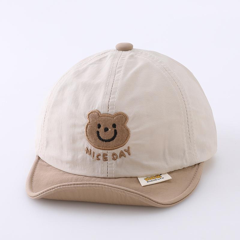 Hat Adorable Bear Boys Breathable Duck Tongue Cap Sun Protection Childrens Hat Khaki,A
Hat Adorable Bear Boys Breathable Duck Tongue Cap Sun Protection Childrens Hat Khaki,A
