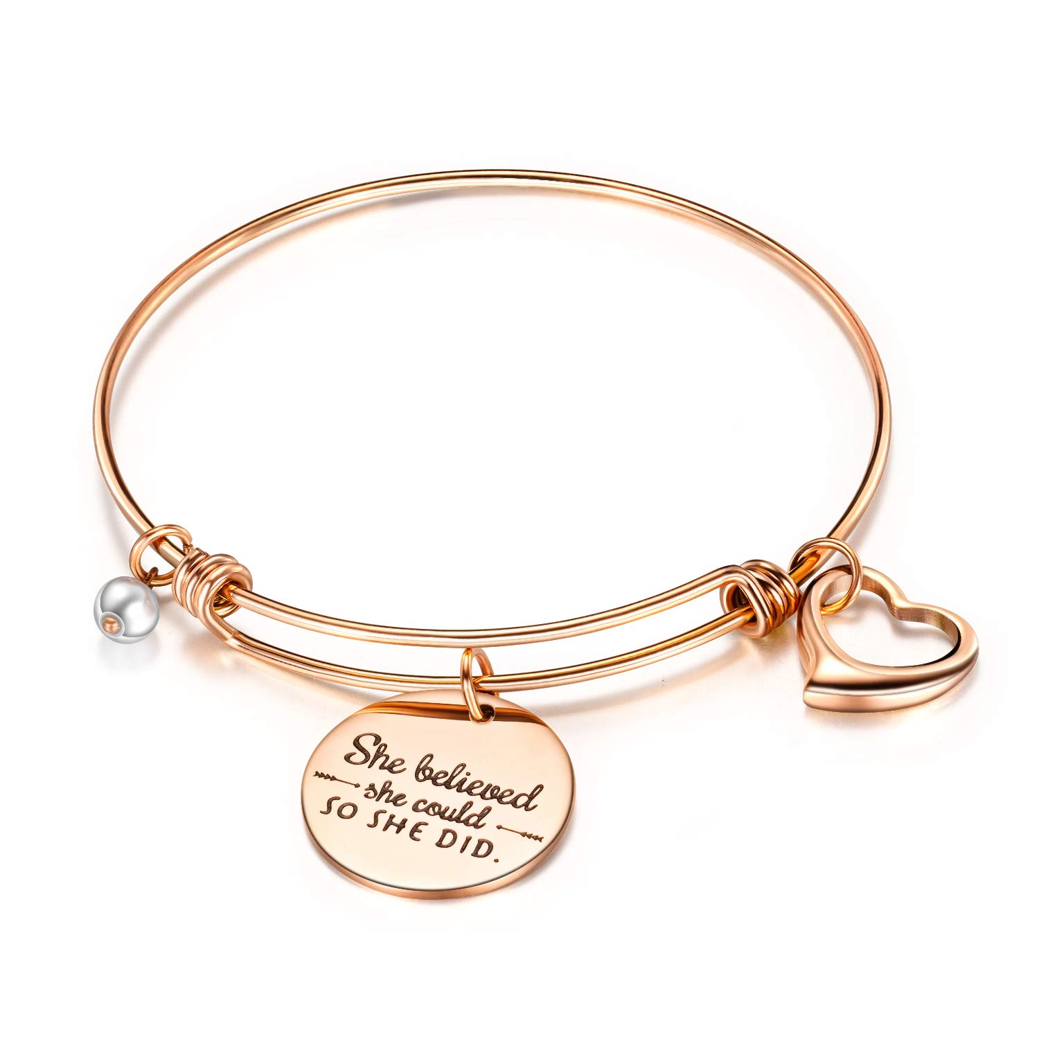Bracelet Pink Gold 18k Letter Engraved Heart Bangle Free Size Adjustable Pure Titanium Bracelet Day Gift Women s Valentine s
Bracelet Pink Gold 18k Letter Engraved Heart Bangle Free Size Adjustable Pure Titanium Bracelet Day Gift Women s Valentine s