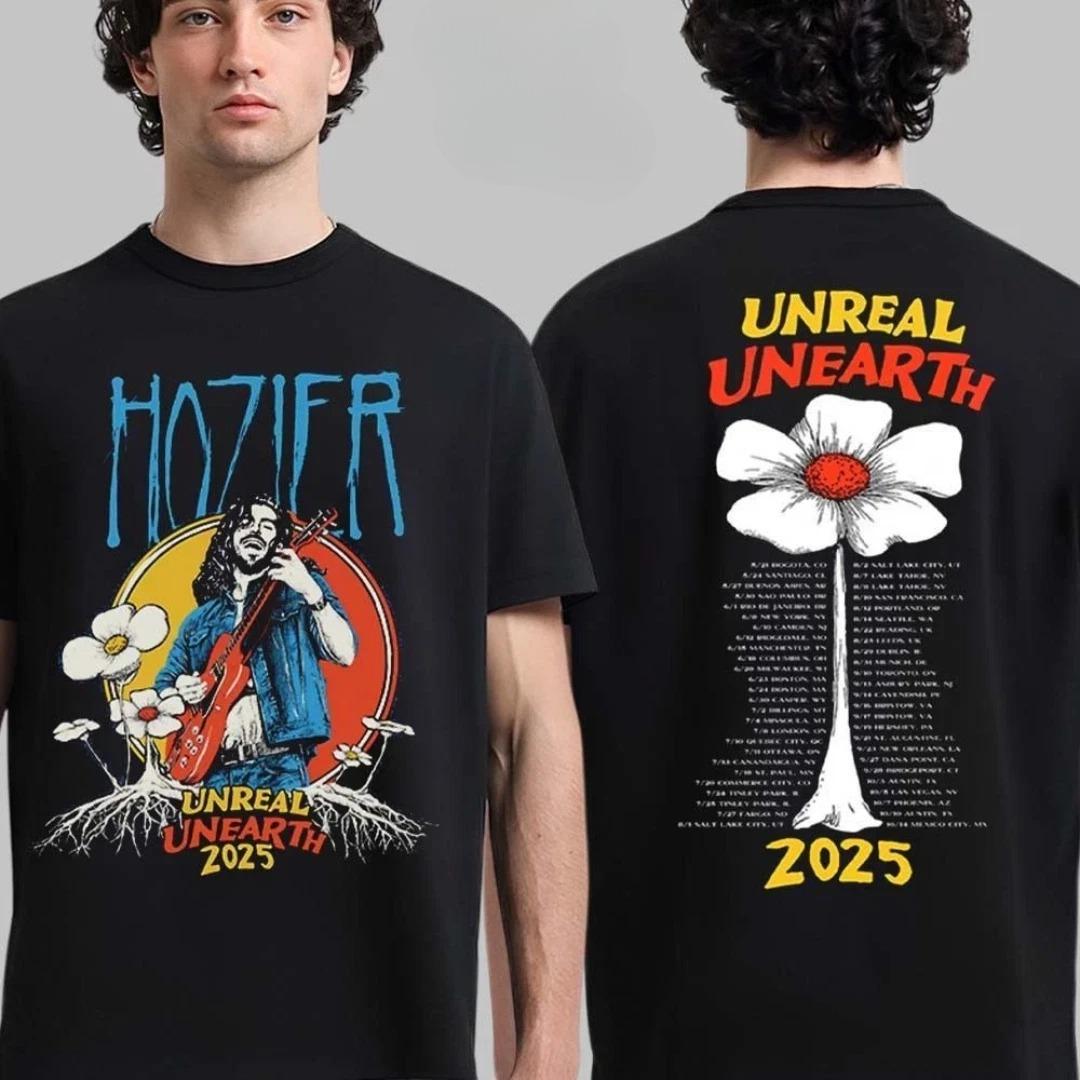 New Hozier Unreal Unearth 2025 Tour Black Flower Concert Fan Gifts T-Shirt High-end Luxury Is for Both Men and Women Top 4XL
New Hozier Unreal Unearth 2025 Tour Black Flower Concert Fan Gifts T-Shirt High-end Luxury Is for Both Men and Women Top 4XL