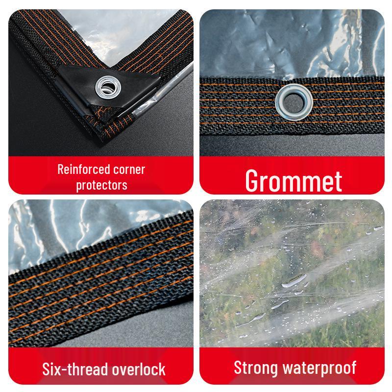 Waterproof Transparent Plastic Film for Greenhouse Protection: Windproof, Heat-Preserving, and Rainproof Tarpaulin. Per Square Meter
Waterproof Transparent Plastic Film for Greenhouse Protection: Windproof, Heat-Preserving, and Rainproof Tarpaulin. Per Square Meter