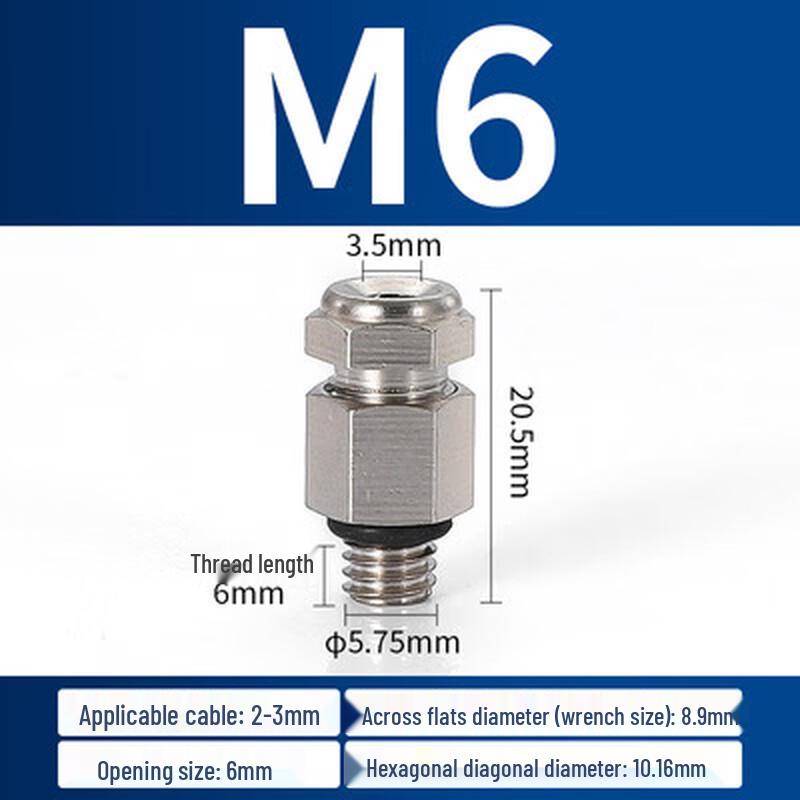 304 Stainless Steel Waterproof Cable Gland
304 Stainless Steel Waterproof Cable Gland