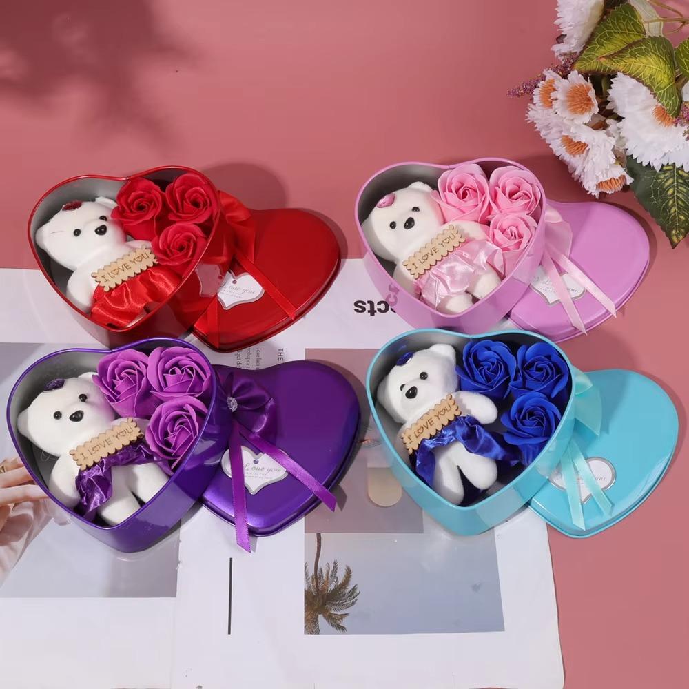 Bear Love Gift Box Heart-shaped Rose Bouquet Gift Box New Iron Box Wedding Birthday рожевий червоний колір
Bear Love Gift Box Heart-shaped Rose Bouquet Gift Box New Iron Box Wedding Birthday рожевий червоний колір
